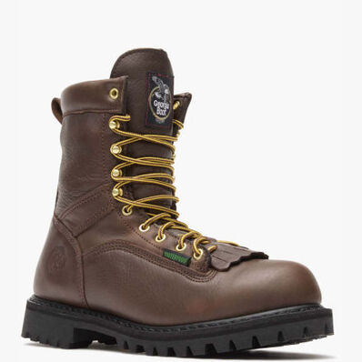 Bota de trabajo impermeable Georgia Boot con cordones hasta la punta, , large
