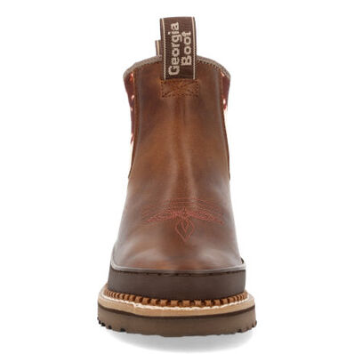 Georgia Boot Women's Cow Print Chelsea Romeo Shoe, , large