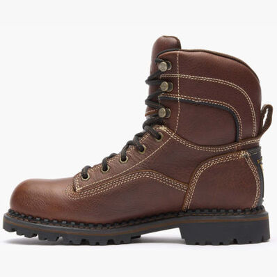 Georgia Boot AMP LT Logger Women's Alloy Toe Waterproof Low Heel Logger Boot, , large