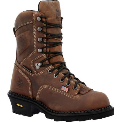 Georgia Boot USA Logger Waterproof Work Boot, , large