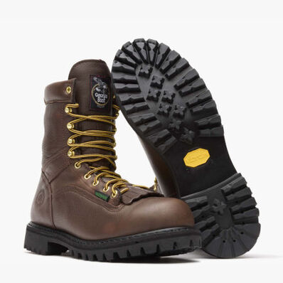 Bota de trabajo impermeable Georgia Boot con cordones hasta la punta, , large