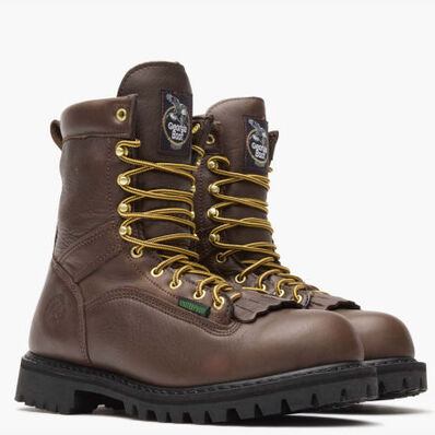 Bota de trabajo impermeable Georgia Boot con cordones hasta la punta, , large