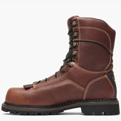 Georgia Boot AMP LT Logger Composite Toe Low Heel Waterproof Work Boot, , large