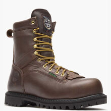 Bota de trabajo acordonada hasta la punta impermeable con punta de acero de Georgia