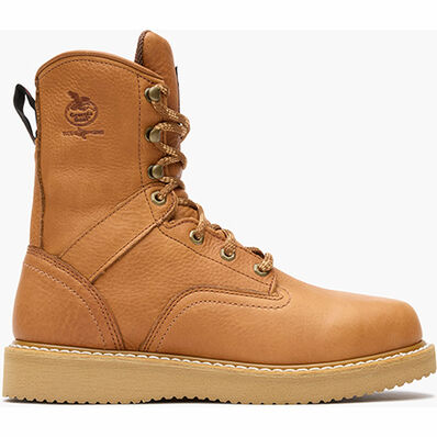Botas de trabajo doradas Georgia Barracuda de tacón en cuña, , large