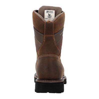 Georgia Boot Core 37 9" Low Heel Waterproof Composite Toe Logger Work Boot, , large