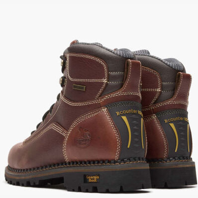 Georgia Boot AMP LT Logger Low Heel Waterproof Work Boot, , large