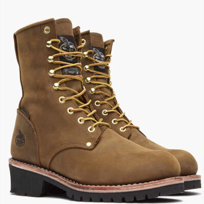 Georgia Boot Steel Toe Waterproof 400G Insulated Logger Work Boot, , large