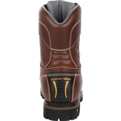 Georgia Boot AMP LT Logger Composite Toe Waterproof 400G Insulated Work Boot, , large