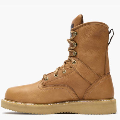 Botas de trabajo doradas Georgia Barracuda de tacón en cuña, , large