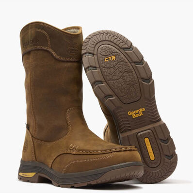 Georgia Boot Athens SuperLyte Waterproof Wellington Pull-On Boot, , large