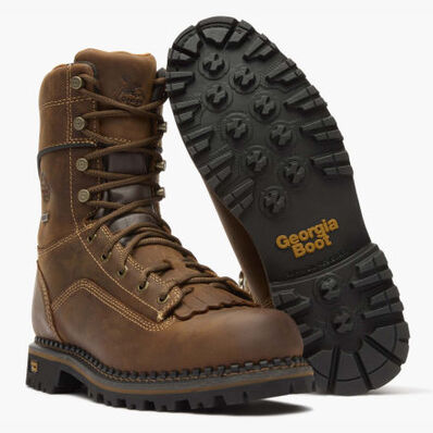 Georgia Boot AMP LT Low Heel Logger Waterproof Work Boot, , large