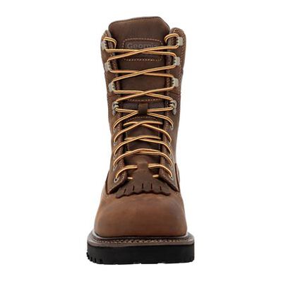 Georgia Boot Core 37 9" Low Heel Waterproof Composite Toe Logger Work Boot, , large
