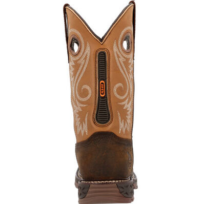 Georgia Boot Carbo-Tec FLX 11" Waterproof Alloy Toe Pull On Work Boot, , large