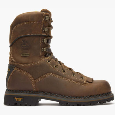 Georgia Boot AMP LT Low Heel Logger Waterproof Work Boot, , large