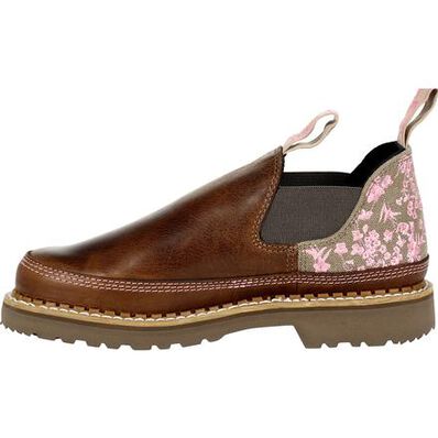 Georgia Boot Georgia Giant Women's Brown and Pink Blossom Romeo Shoe, , large