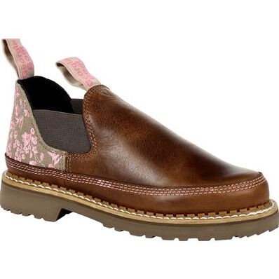 Georgia Boot Georgia Giant Women's Brown and Pink Blossom Romeo Shoe, , large