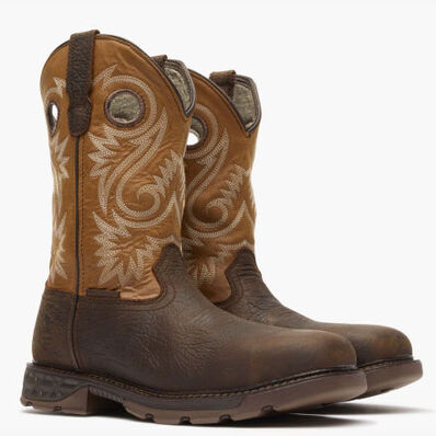 Georgia Boot Carbo-Tec FLX 11" Waterproof Alloy Toe Pull On Work Boot, , large
