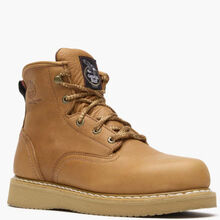 Botas de trabajo de tacón en cuña Georgia