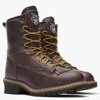 Bota de leñador impermeable con punta de acero Georgia, , large