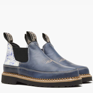Georgia Boot Women's Boho Navy Romeo Shoe, , large