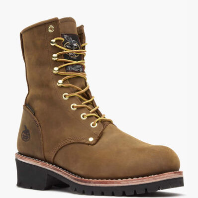 Georgia Boot Steel Toe Waterproof 400G Insulated Logger Work Boot, , large