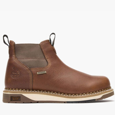 Georgia Boot AMP LT Wedge Waterproof Chelsea Work Boot, , large
