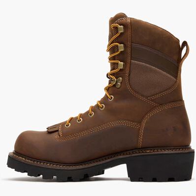 Georgia Boot Core37 9" Scalloped Heel Waterproof Composite Toe Logger Work Boot, , large