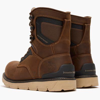 Georgia Boot Carbon Flex Wedge 8" Waterproof Work Boot, , large