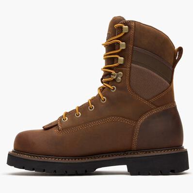Georgia Boot Core37 9" Low Heel Waterproof Logger Work Boot, , large