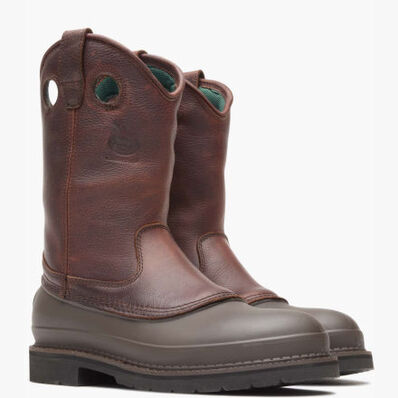 Bota de trabajo Comfort Core con punta de acero y sin cordones Georgia Muddog, , large