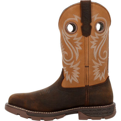 Georgia Boot Carbo-Tec FLX 11" Waterproof Alloy Toe Pull On Work Boot, , large