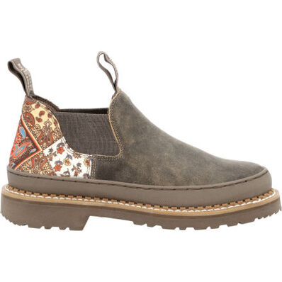 Georgia Boot Women's Distressed Patchwork Romeo Shoe, , large