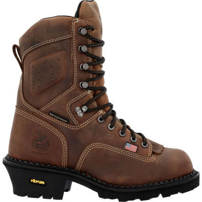 Georgia Boot USA Logger Waterproof Work Boot, , large