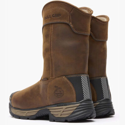 Georgia Boot Durablend Edge 10" Waterproof Alloy Toe Pull On Work Boot, , large